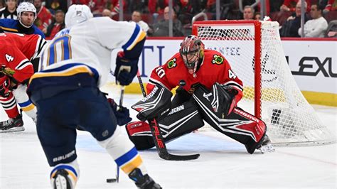 Neighbours scores twice as Blues beat Blackhawks 4-2 | FOX 32 Chicago