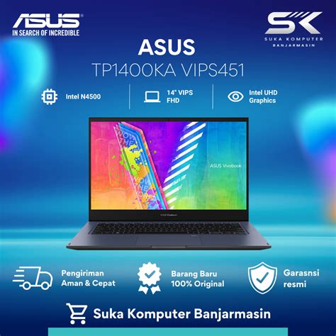 Jual Asus Vivobook Go 14 Flip Tp1400ka Vips451 Intel N45008gb512gb Ssd Shopee Indonesia