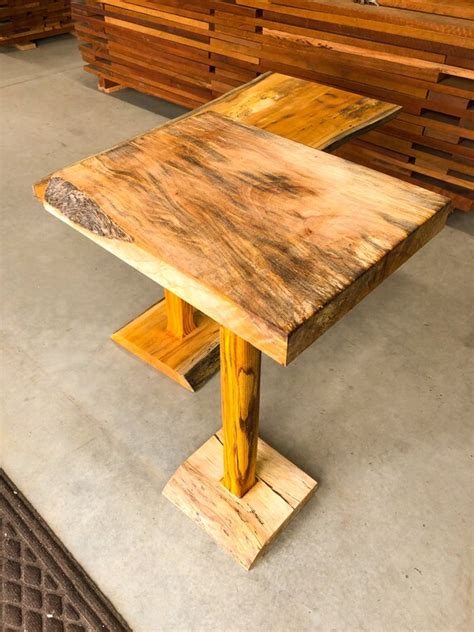 Custom Live Edge Side Tablecoffee Table Set Etsy