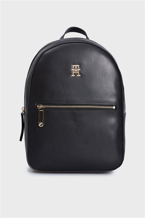 Женский черный рюкзак ICONIC TOMMY Tommy Hilfiger AW0AW15086 — MD-Fashion