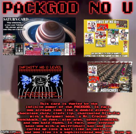 PACKGOD NO U Imgflip