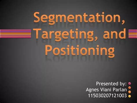 Ppt Segmentation Targeting And Positioning Powerpoint Presentation Id 1884258