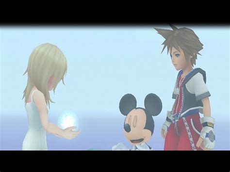 Kingdom Hearts Sora And Namine Kissing