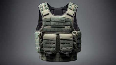 Premium Photo Army Bulletproof Vest Isolated On White Background