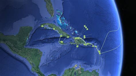 Mapa Del Segundo Viaje De Crist Bal Col N Rutaelcano