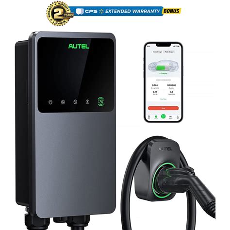 Autel MC50AHS MaxiCharger Level 2 50A EV Charging Station Separate