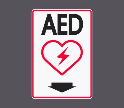 Proper AED Signage