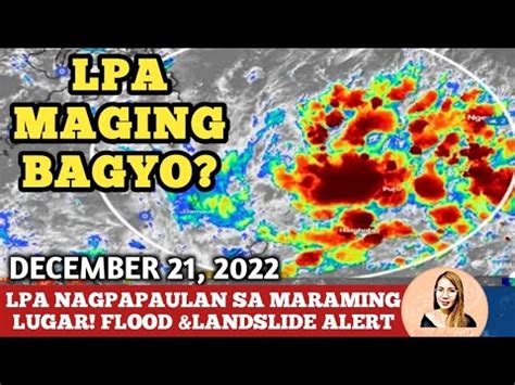 Low Pressure Area Bagyo Update December Weather Update Today