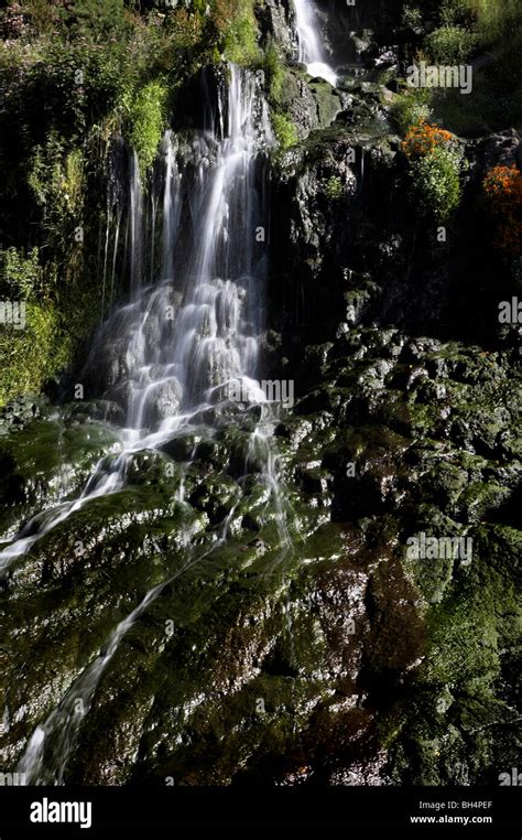 Waterfall on St Cyrus beach Stock Photo - Alamy