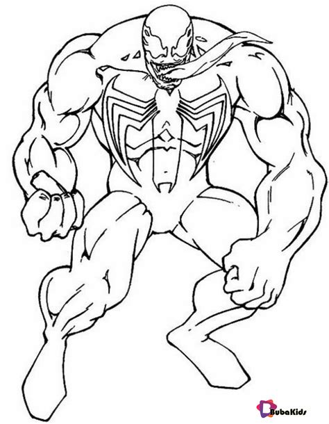 Venom Coloring Pages Printable