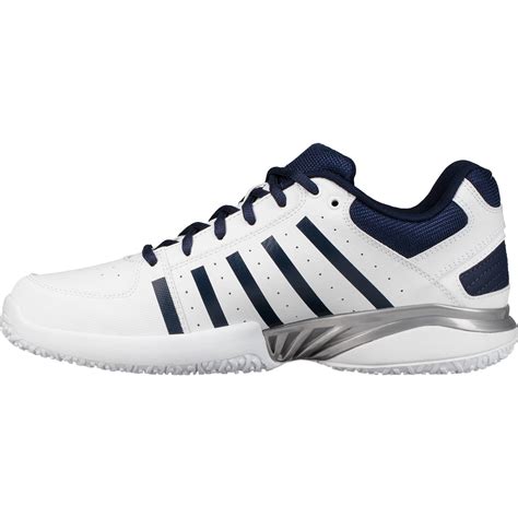 K Swiss Mens Receiver Iv Omni Tennis Shoes Whitenavy