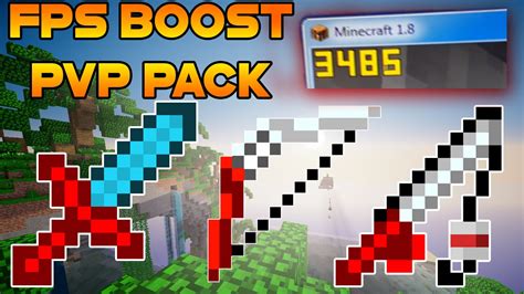 Minecraft Pvp Texture Pack Red Fps Boost Edit Fps Booster No