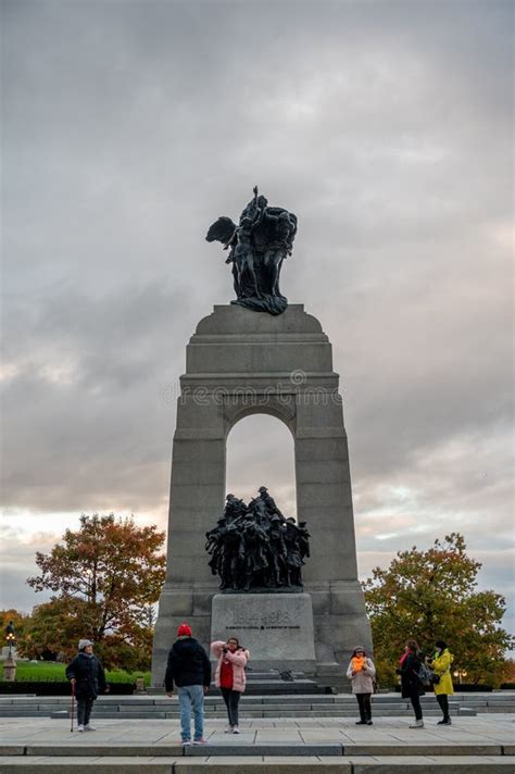 National War Memorial in Ottawa in Autumn Editorial Stock Photo - Image ...