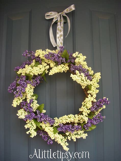 Make Your Own 6 Berry Wreath A Little Tipsy