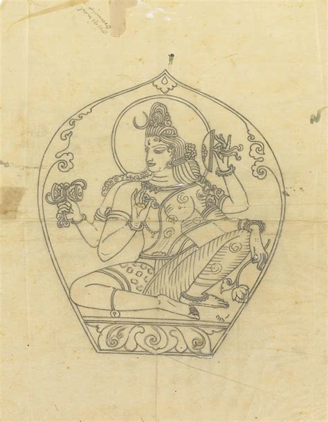 NANDALAL BOSE (1882-1966) , Untitled (Preparatory Drawing for ...