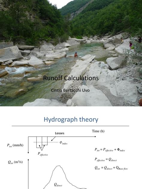 Runoff Calculations | PDF | Hydraulic Engineering | Liquids