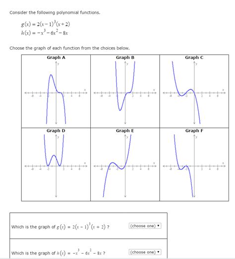 Solved Consider The Following Polynomial Functions G X Chegg Hot Sex