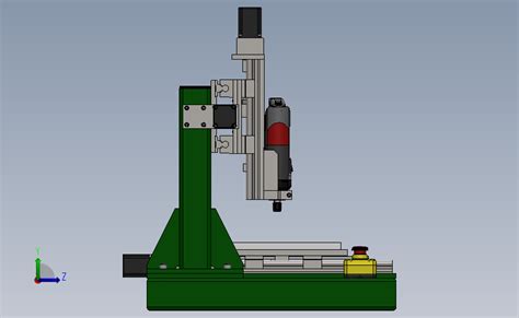 三轴桌面型数控铣床 part2 SOLIDWORKS 2012 模型图纸下载 懒石网