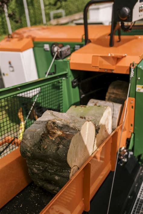 The Firewood Processor Spaltfix K Vario For Perfect Firewood By Posch