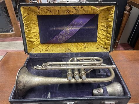 Cg Conn Perfected Wonder Bb Cornet 1906 Antique Reverb