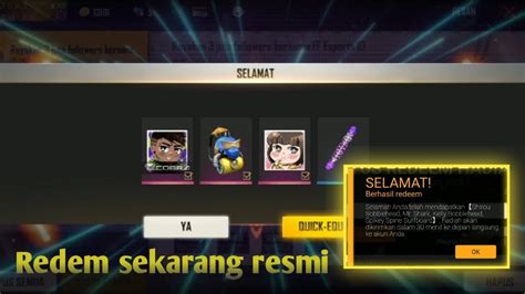 Kode Redem Free Fire Terbaru Resmi Maret Buruan Redem Youtube