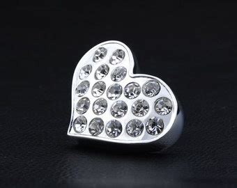 Crystal Drawer Knobs Pulls Handle Silver Chrome by MINIHAPPYLV