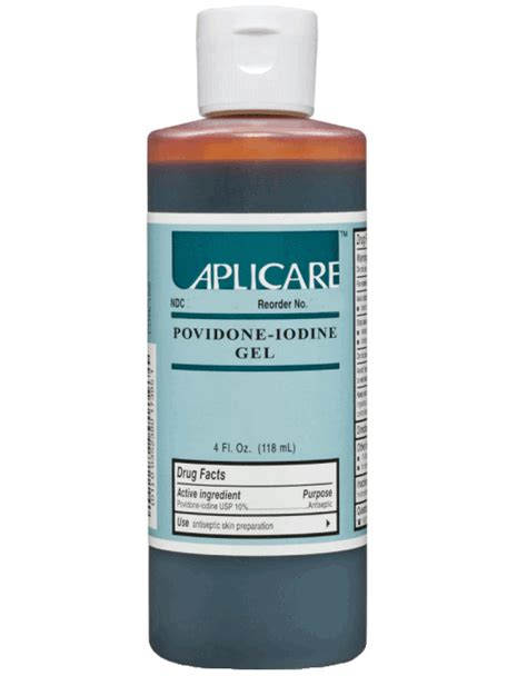 Aplicare Povidone Iodine Gel 10 Clorox Health Care 82 269 Skin Prep