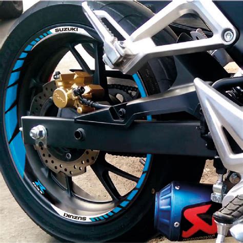 Autocollants Pour Jantes De Motos Suzuki GSX R Modele 2 Star Sam