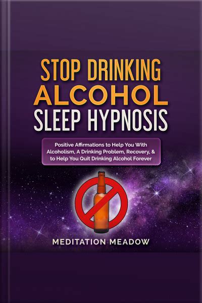 Audiobook Stop Drinking Alcohol Sleep Hypnosis Positive Affirmations To