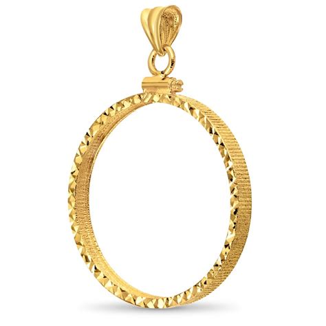 buy  gold screw top dc coin bezel  mm apmex