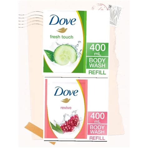 Jual Dove Body Wash Refill Varian Revive Dan Go Fresh Ml Shopee