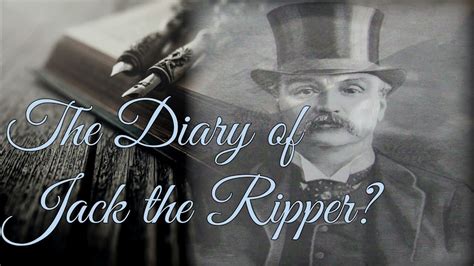 The Diary Of Jack The Ripper The Dude That Vanished Documentary Youtube