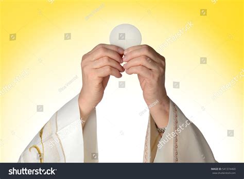 Eucharistic Communion And Hands Priest Stock Photo 541374460 Shutterstock