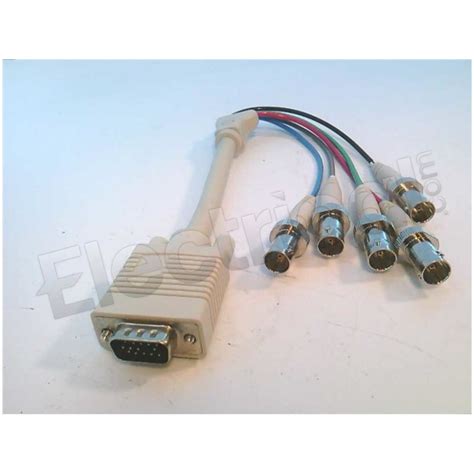 Pomona Electronics BNC-VGA-PS Cable for Computer Nework Etc Automation