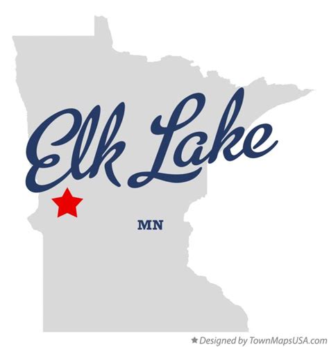 Map of Elk Lake, MN, Minnesota