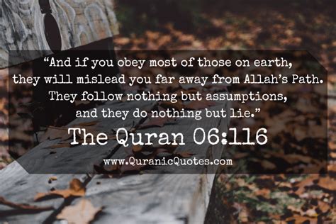 180 The Quran 06116 Surah Al Anam Quranic Quotes