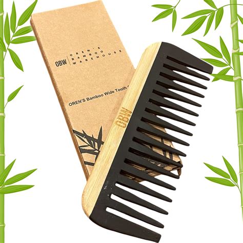 Amazon Hair Comb For Curly Hair Breezelike Wide Tooth Wooden