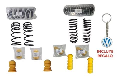 Kit Resortes Delanteros Traseros Gomas Jetta Cuotas