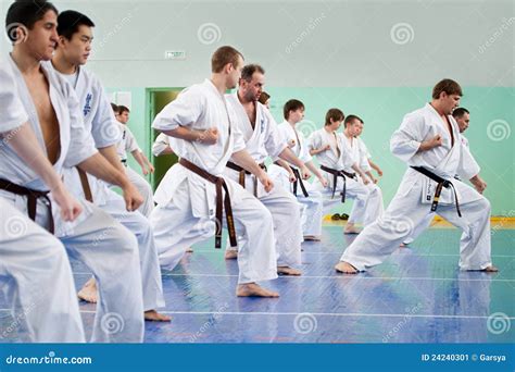 Master Karate Gives a Lesson Editorial Photo - Image of group ...