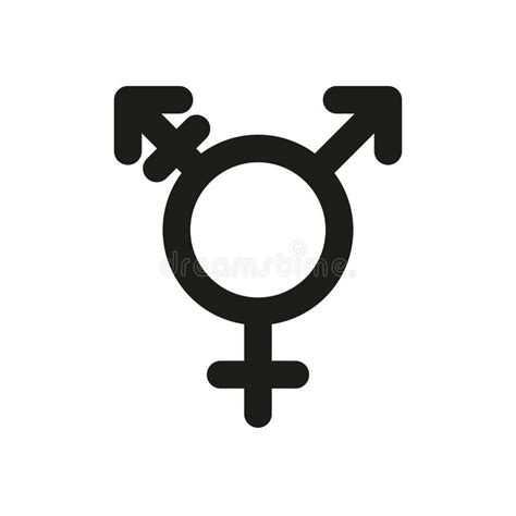 Vector Sign Of Transgender Transgender Sex Icon Stock Vector