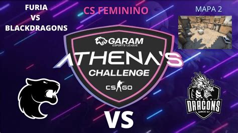 CS FEMININO FURIA VS BLACKDRAGONS DUST2 MAPA 2 PTBR ATHENA S