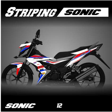 Jual Stiker Stripping Honda Sonic Desain Bebas Request Shopee Indonesia