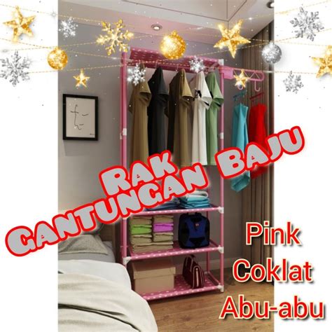 Jual Rak Baju Gantung Besi Serbaguna Dan Portable Gantungan Baju