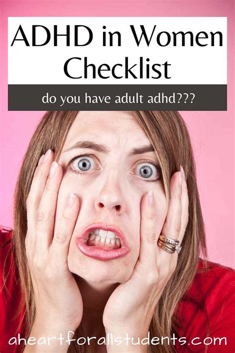 63 Adult Adhd Symptoms In Women With Free Checklist A Heart For All