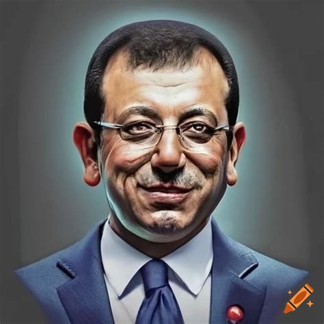 Portrait of ekrem imamoğlu the president of turkey on Craiyon