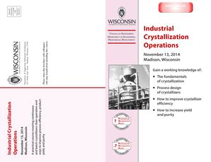 Fillable Online Epdfiles Engr Wisc Industrial Crystallization