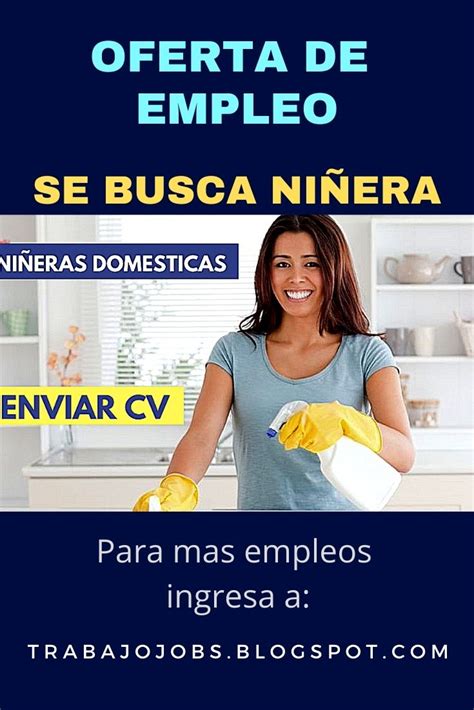 ⤵️ Oferta De Empleo De Niñera Trabajo En Country Pilar