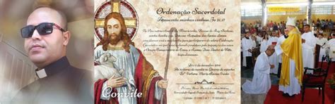 Convite Para Ordena O Sacerdotal Do Di C Roquelino Diocese De Ruy