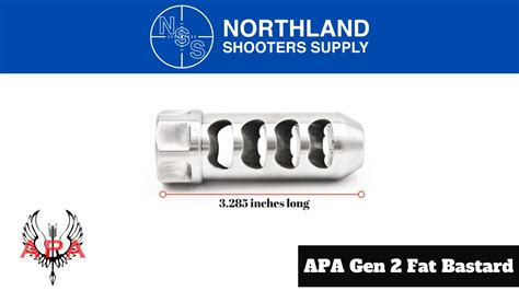 APA Fat Bastard Muzzle Brakes Northland Shooters Supply