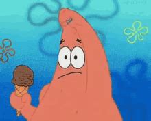 Patrick Star Eating Ice Cream